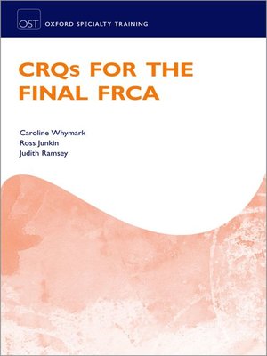 cover image of CRQs for the Final FRCA